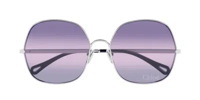 Chloé Oversize-frame Sunglasses In Multi
