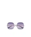 Chloé Oversize-frame Sunglasses In Purple
