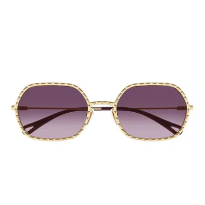 Chloé Sunglasses In Gold