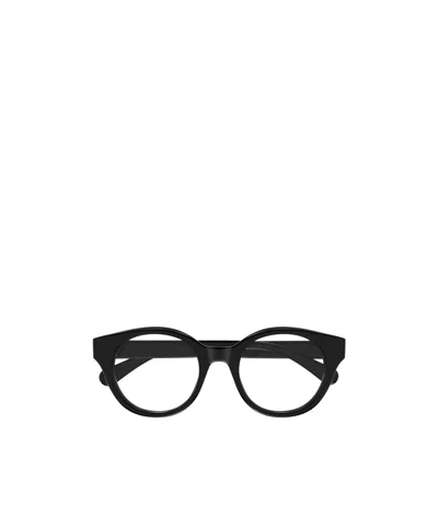 Chloé Eyewear Oval Frame Glasses In Black