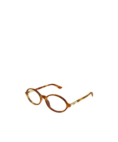 Chloé Eyewear Oval Frame Glasses In Pink