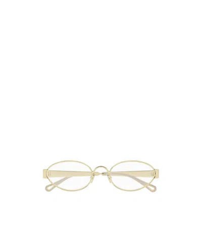 Chloé Eyewear Oval Frame Glasses In Brown