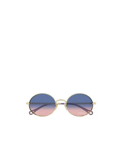Chloé Eyewear Oval-frame Sunglasses In Multi