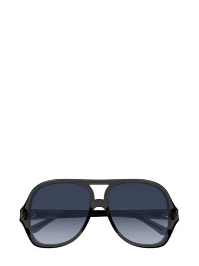 Chloé Pilot-frame Sunglasses In Black