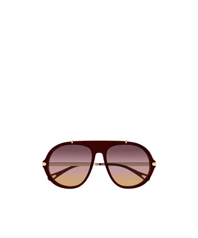 CHLOÉ CHLOÉ EYEWEAR AVIATOR SUNGLASSES