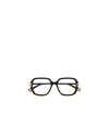Chloé Eyewear Rectangle Frame Glasses In Black