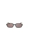 Chloé Judy Sunglasses Rectangular Frame Tinted Lenses In Burgundy