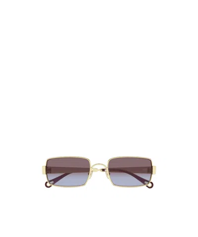 Chloé Eyewear Rectangle Frame Sunglasses In Multi
