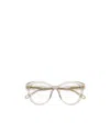 Chloé Eyewear Rectangular Frame Glasses In White