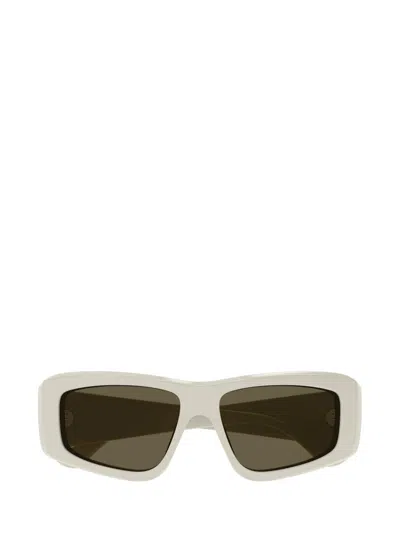 Chloé Eyewear Rectangular Frame Sunglasses In White