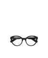 Chloé Eyewear Round Frame Glasses In Black