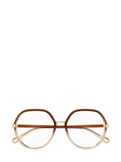 Chloé Eyewear Round-frame Glasses In Multi