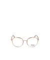 Chloé Eyewear Round Frame Glasses In White