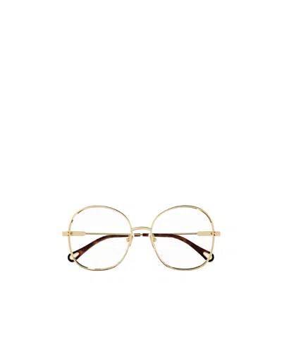 Chloé Eyewear Round-frame Glasses In White
