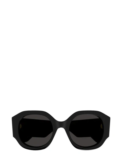 Chloé Eyewear Round Frame Sunglasses In Black