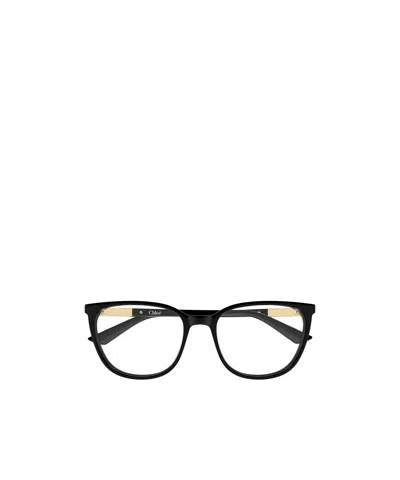 Chloé Eyewear Square Frame Glasses In Gray