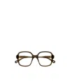 Chloé Geometric-frame Glasses In Brown