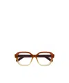 Chloé Eyewear Square Frame Glasses In Brown