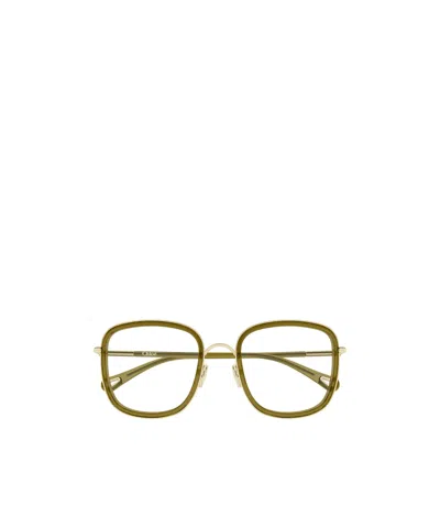 Chloé Eyewear Square Frame Glasses In Blue