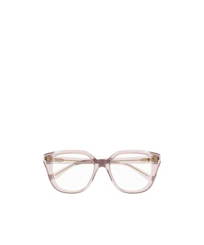 Chloé Eyewear Square-frame Glasses In Pink