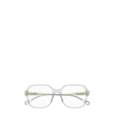 Chloé Eyewear Square Frame Glasses In White