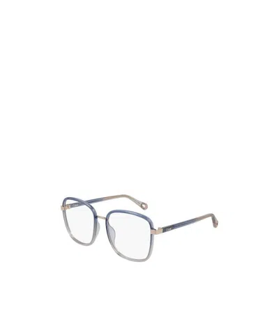 Chloé Eyewear Square Frame Glasses In White