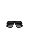 Chloé Eyewear Square Frame Sunglasses In Black