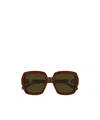 Chloé Eyewear Square Frame Sunglasses In Brown