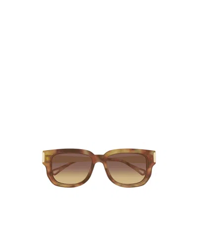Chloé Eyewear Square Frame Sunglasses In Brown
