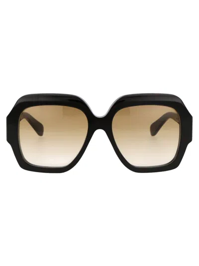 Chloé Womens Brown Ch0154s Square-frame Tortoiseshell Acetate Sunglasses In Multi