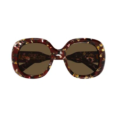 Chloé Eyewear Square Frame Sunglasses In Brown