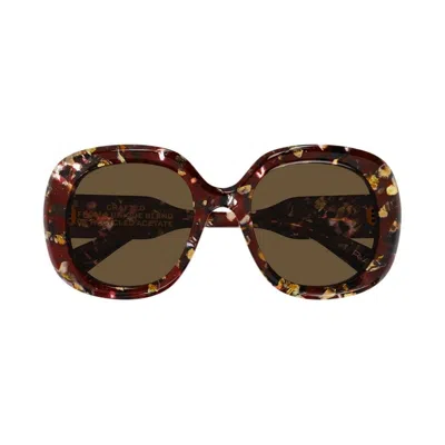 Chloé Eyewear Square Frame Sunglasses In Multi