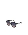 Chloé Eyewear Square Round Framed Sunglasses In Gray