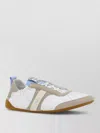 Chloé White Calf Leather Bos Taurus Athletic Sneakers In Multi