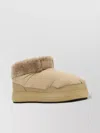 Chloé Polar Beige Shearling Boots