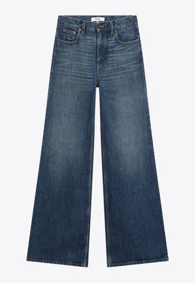 Chloé Faded Flared Jeans