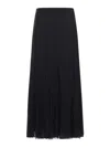 Chloé Fluid Maxi Skirt In Black