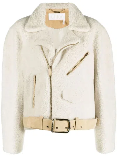 CHLOÉ CHLOÉ FAUX FUR JACKET