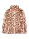 Chloé Faux Fur Leopard Jacket In Neutral