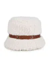 Chloé Logo Hat In 白色