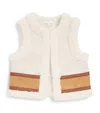 CHLOÉ FAUX SHEARLING WAISTCOAT (4-14 YEARS)