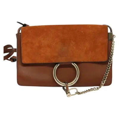Pre-owned Chloé Faye Brown Leather Shoulder Bag ()