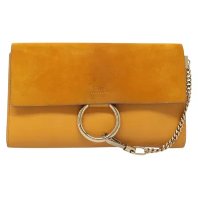 Pre-owned Chloé Faye Multicolour Suede Clutch Bag ()