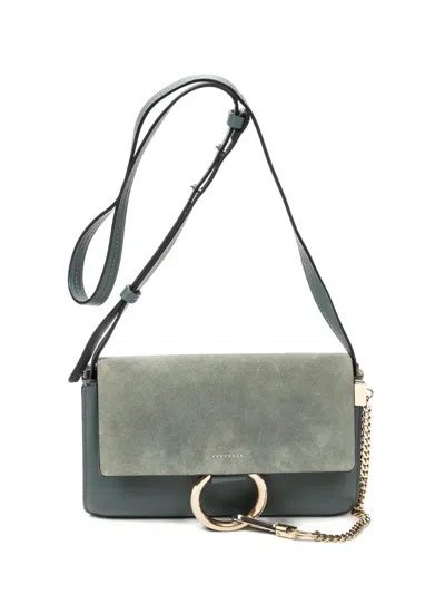 Pre-owned Chloé Faye Shoulder Bag In Blue