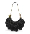 Chloé Feather Shoulder Bag In Black