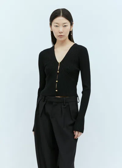 Chloé Fitted Cardigan In Black