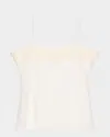 Chloé Fitted Lace Embroidered Tank Top In White