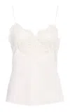 Chloé Fitted Tubular Jersey Tank Top In White