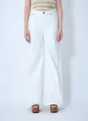 Chloé Five-pocket Jeans In White