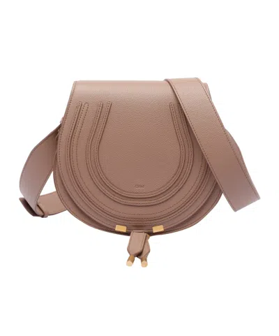Chloé Small Marcie Shoulder Bag In Pink